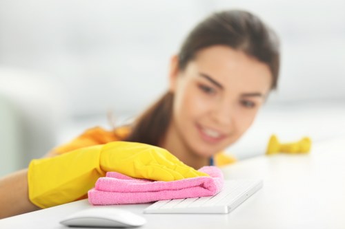 Professional cleaners in N6 maintaining a tidy home interior