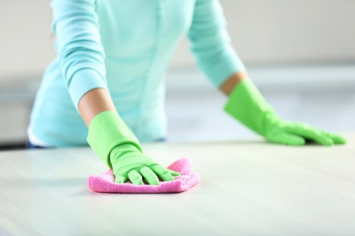 Eco-friendly office cleaning service in N6