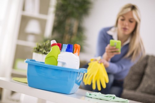 Eco-friendly oven cleaning process by an oven cleaner in N6